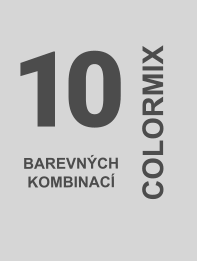 BAREVNÝCH  KOMBINACÍ 0 1  COLORMIX
